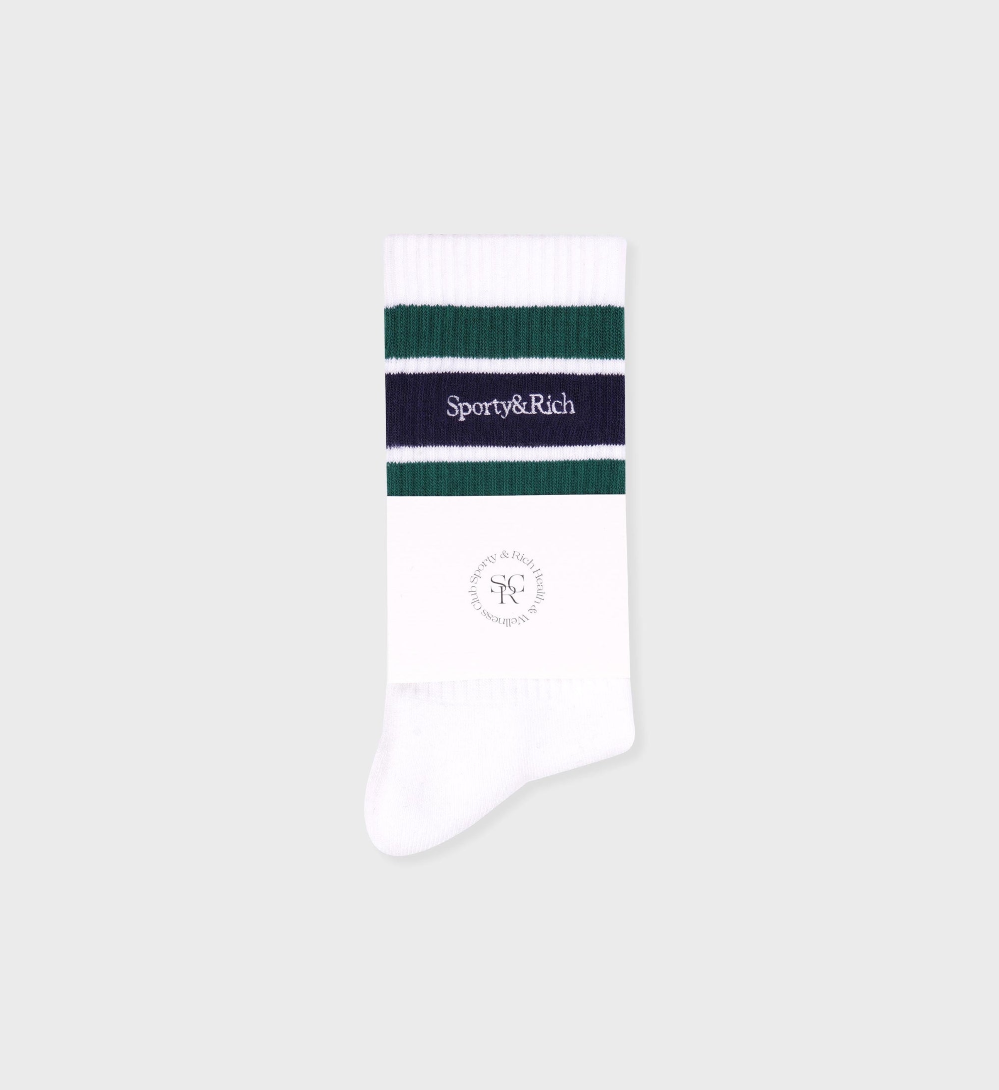 Chaussettes Script avec logo - White & Alpine