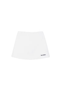 Jupe Script avec logo - White