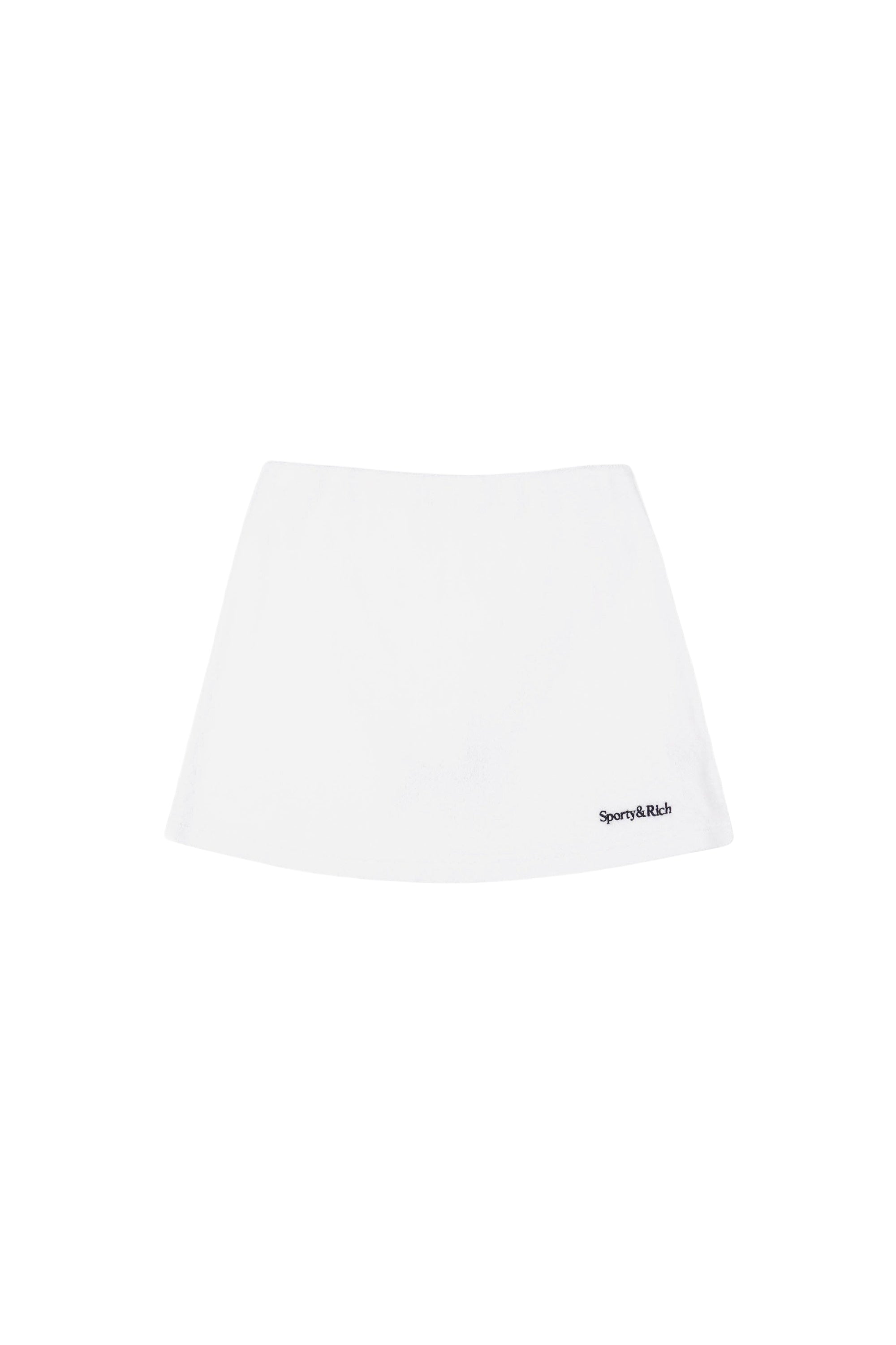 Jupe Script avec logo - White