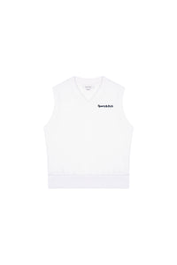 Gilet Script avec logo - White