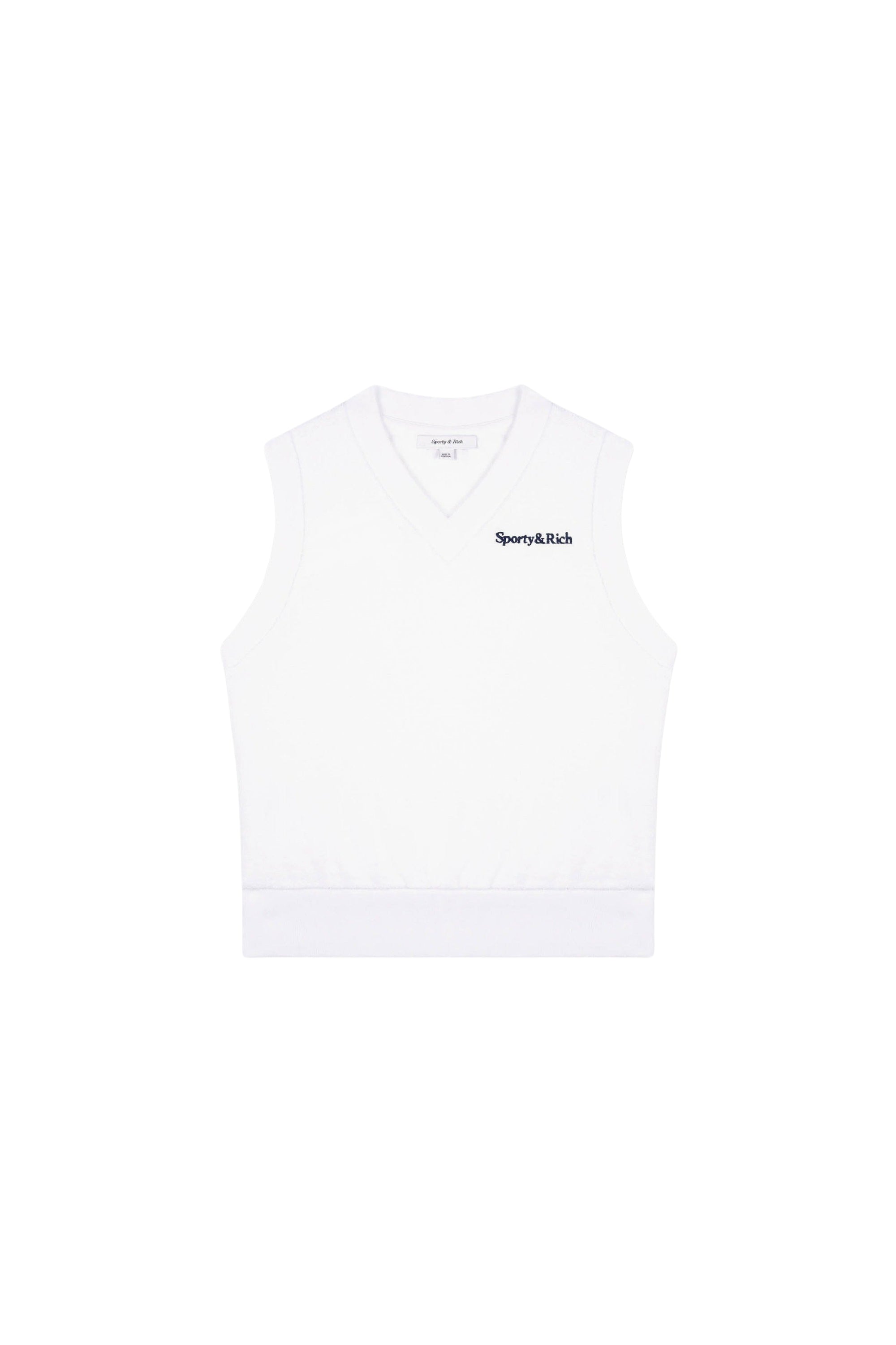 Gilet Script avec logo - White
