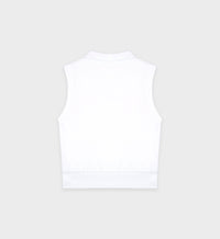 Gilet Script avec logo - White