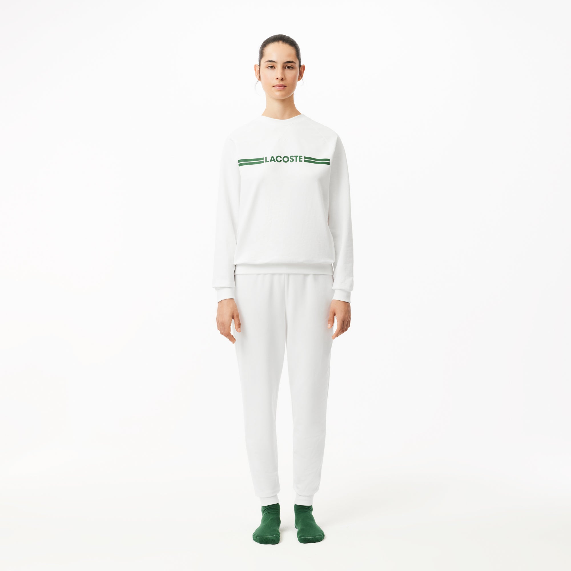 Sweatshirt LW - Blanc & Vert