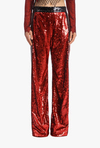 Pantalon Balmain x Puma - Noir & Rouge