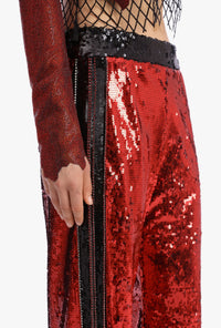Pantalon Balmain x Puma - Noir & Rouge