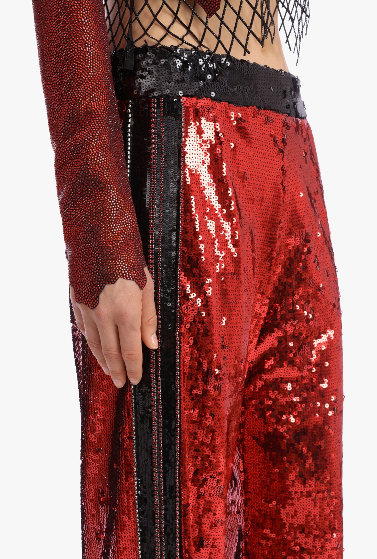Pantalon Balmain x Puma - Noir & Rouge