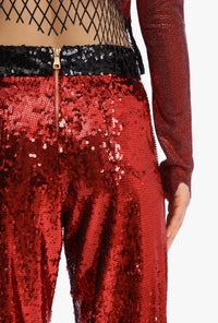 Pantalon Balmain x Puma - Noir & Rouge