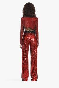 Pantalon Balmain x Puma - Noir & Rouge