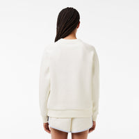Sweatshirt à col rond en piqué - Farine