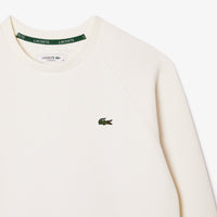 Sweatshirt à col rond en piqué - Farine