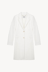 Manteau structure longueur mi - Blanc Cassé