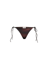 Bas de Bikini Tattoo imprimé - Dark Nude