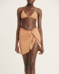 Paréo à paillettes - Orange