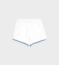 Short à liseré en velours - White