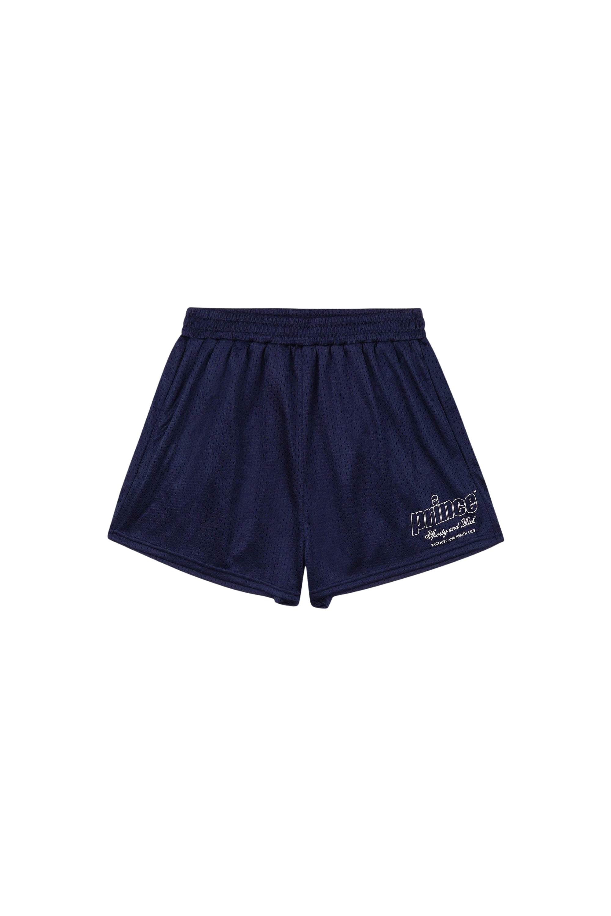 Short ajouré à taille élastique - Navy
