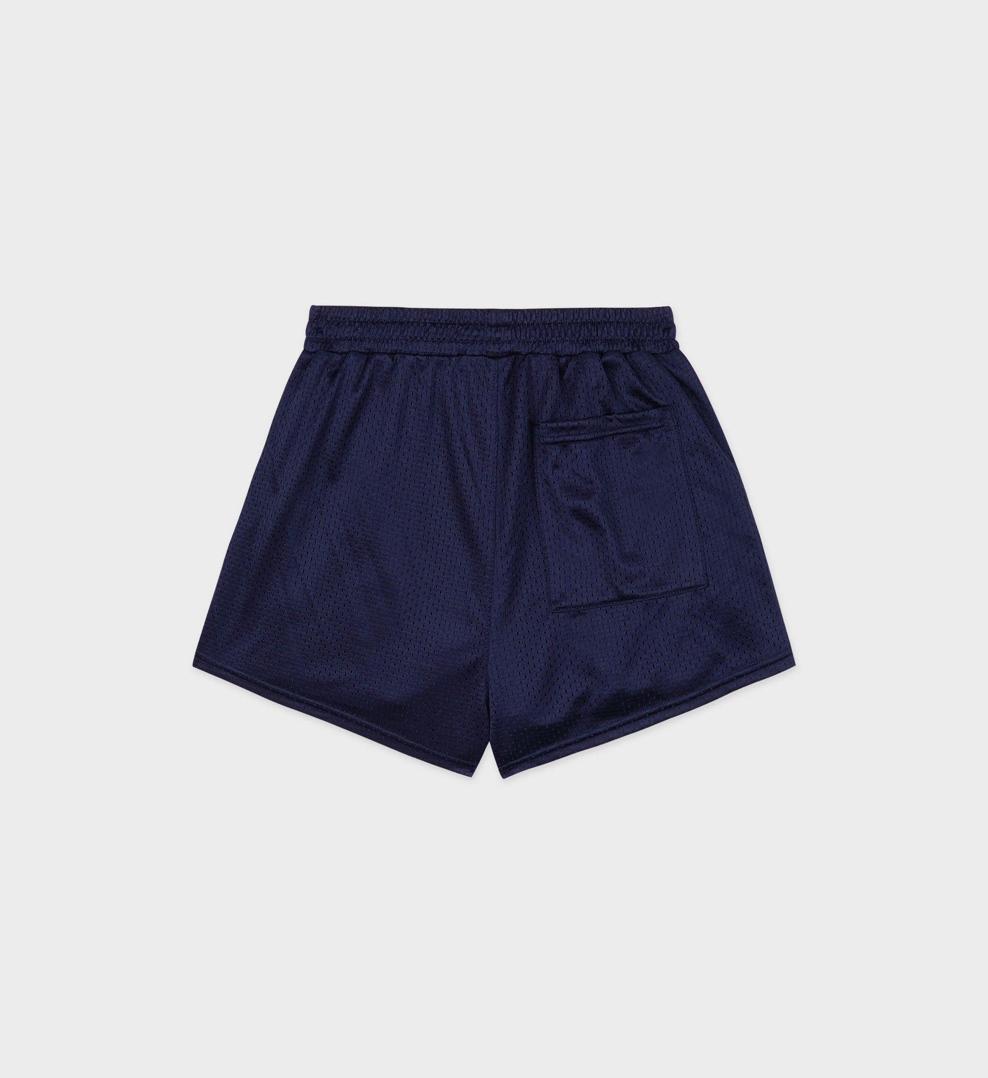 Short ajouré à taille élastique - Navy