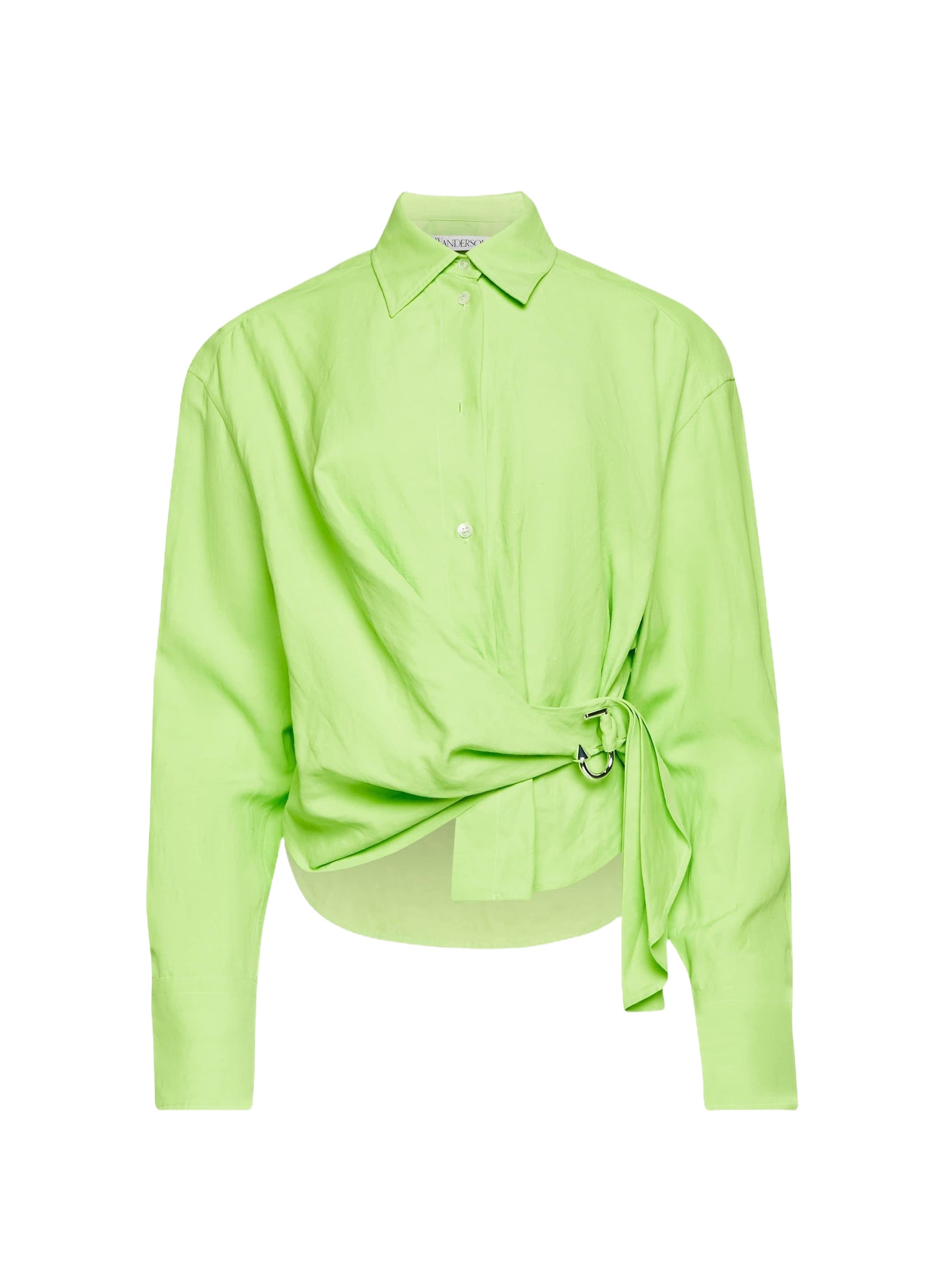 Chemise Drapée Et Tordue - Lime