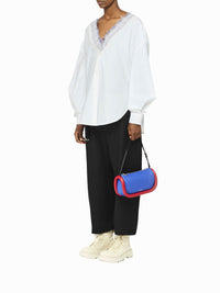 Chemise à col V - White