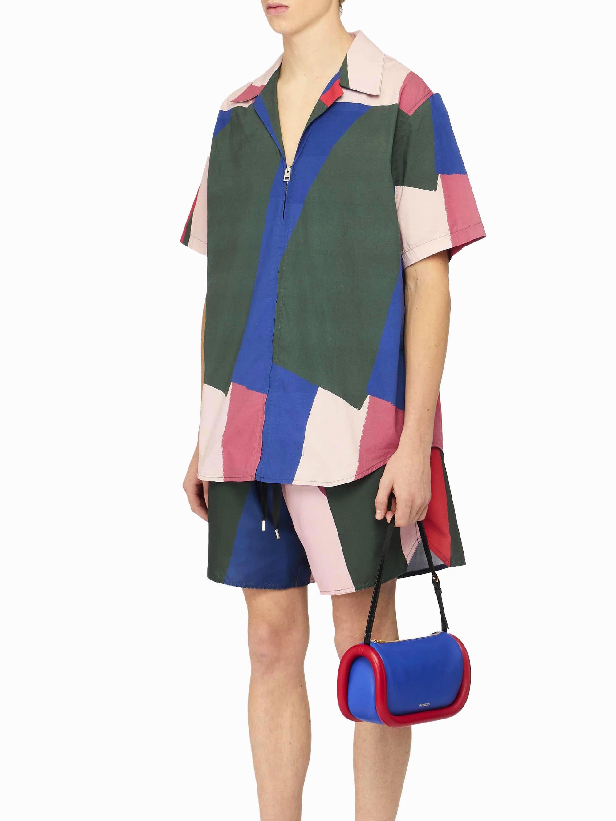 Chemise à manches courtes et zip - Multi