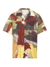 Chemise À Manches Courtes Imprimée - Olive