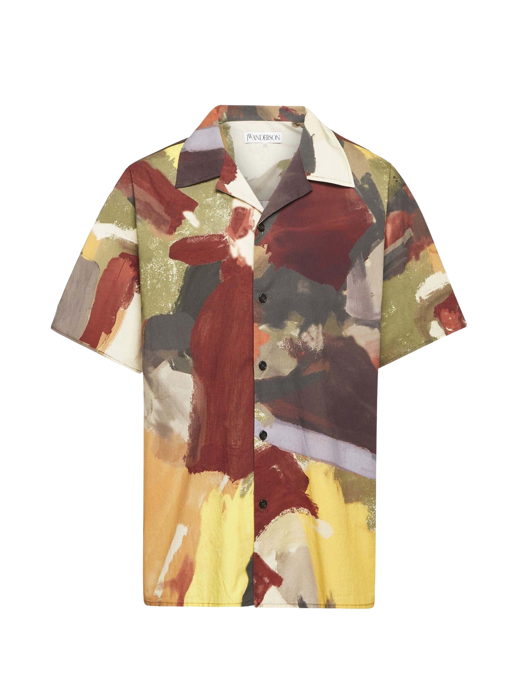Chemise À Manches Courtes Imprimée - Olive