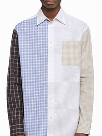Chemise En Patchwork - Blue/Multi