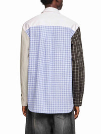 Chemise En Patchwork - Blue/Multi