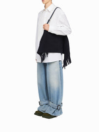Classic drop-shoulder shirt - White