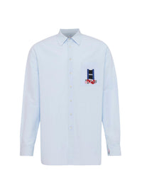 Chemise à manches longues en lin - Light Blue