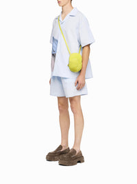 Chemise à manches courtes en lin - Light Blue