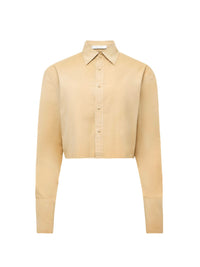 Chemise Courte Teintée En Pièce - Light Tobacco