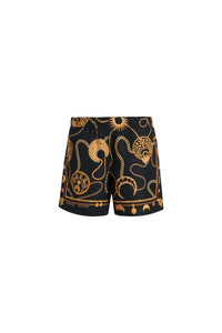 Short de bain Ornament Moon Tapisserie - Placed Jewelr