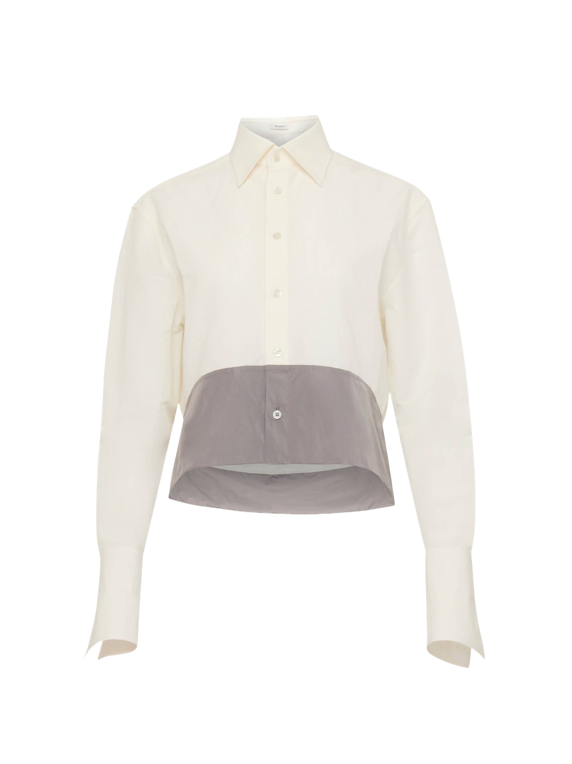 Chemise À Ourlet Contrasté - Ivory