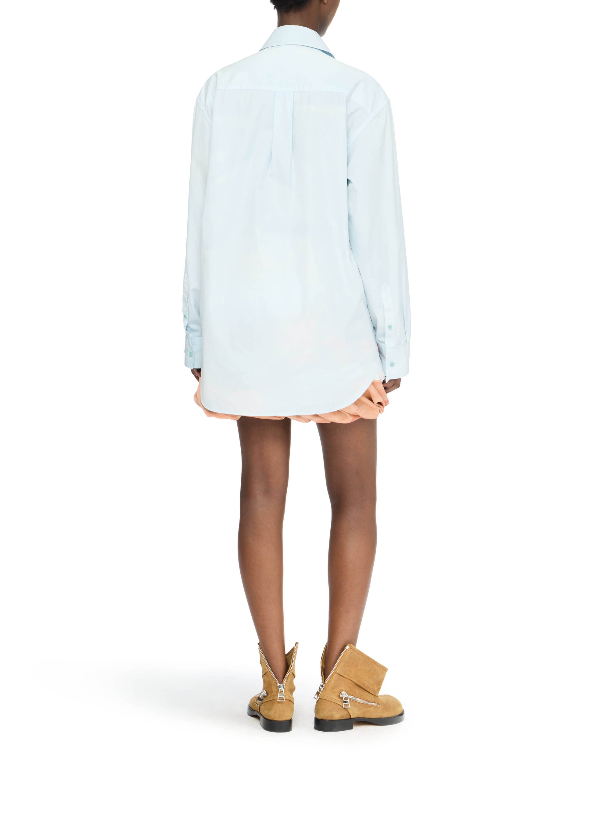 Chemise À Volant - Pale Blue