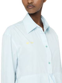 Chemise À Volant - Pale Blue