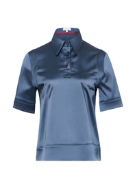 Polo à manches courtes - Steel Blue