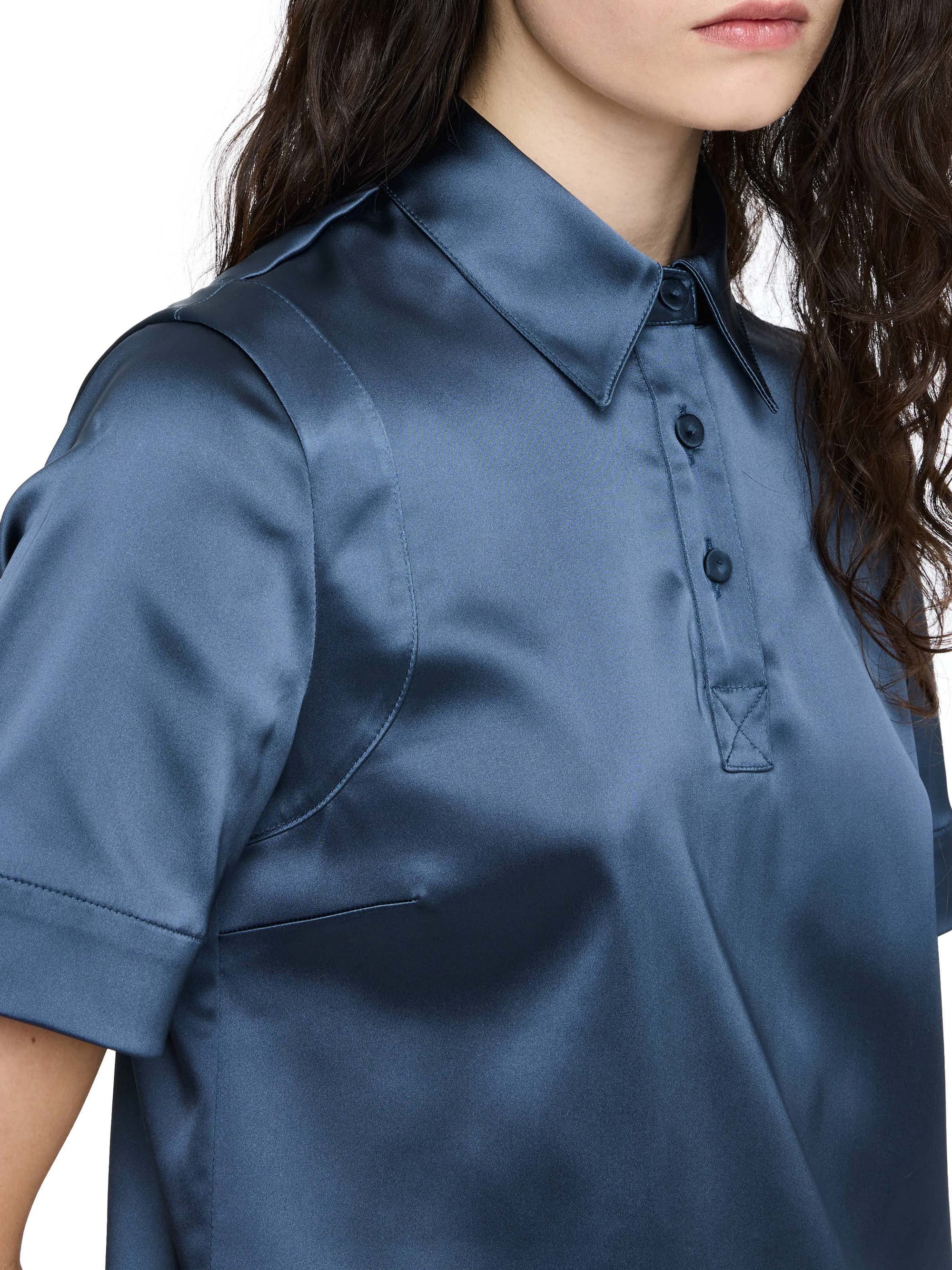 Polo À Manches Courtes - Steel Blue