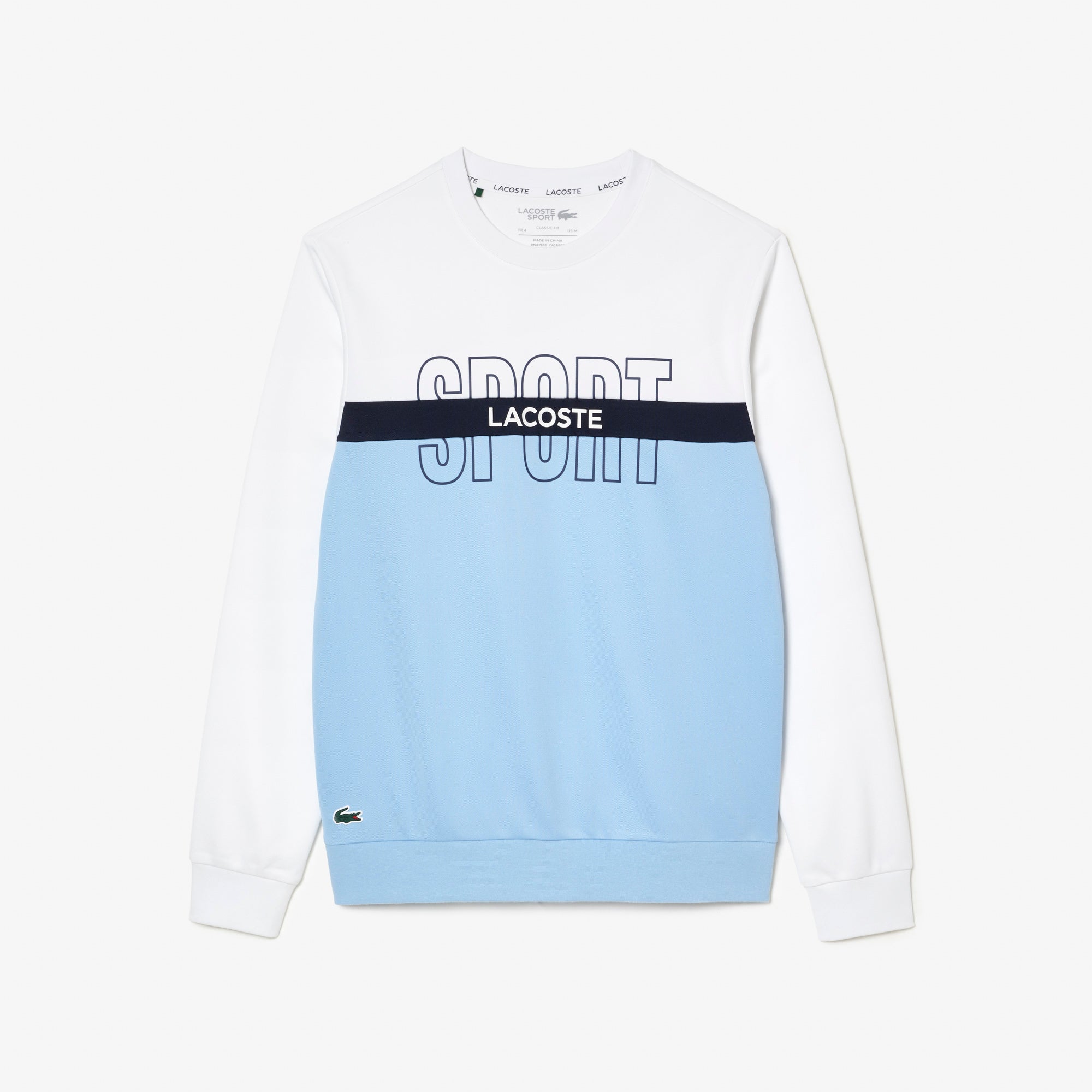 Sweatshirt - Blanc & Marine-Panorama