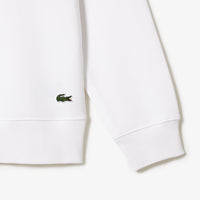 Sweatshirt à col rond en molleton - Blanc