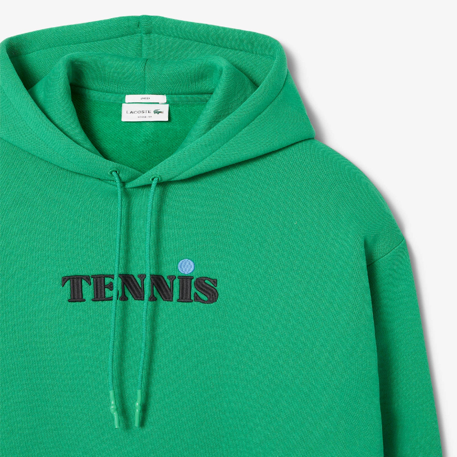 Sweat à capuche Tennis large - Fluorine