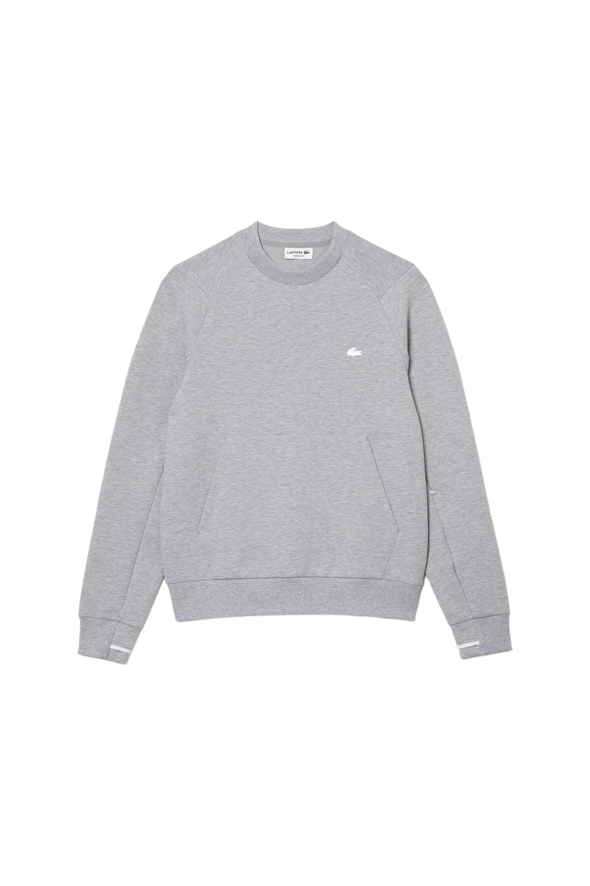 Sweatshirt avec poche kangourou - Argent Chiné