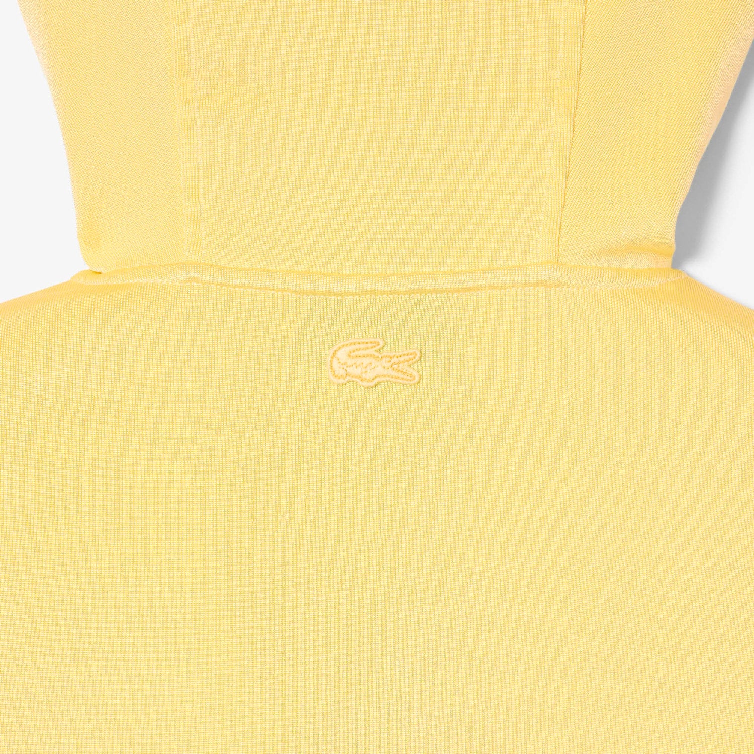 Sweat à capuche court oversize - Jaune
