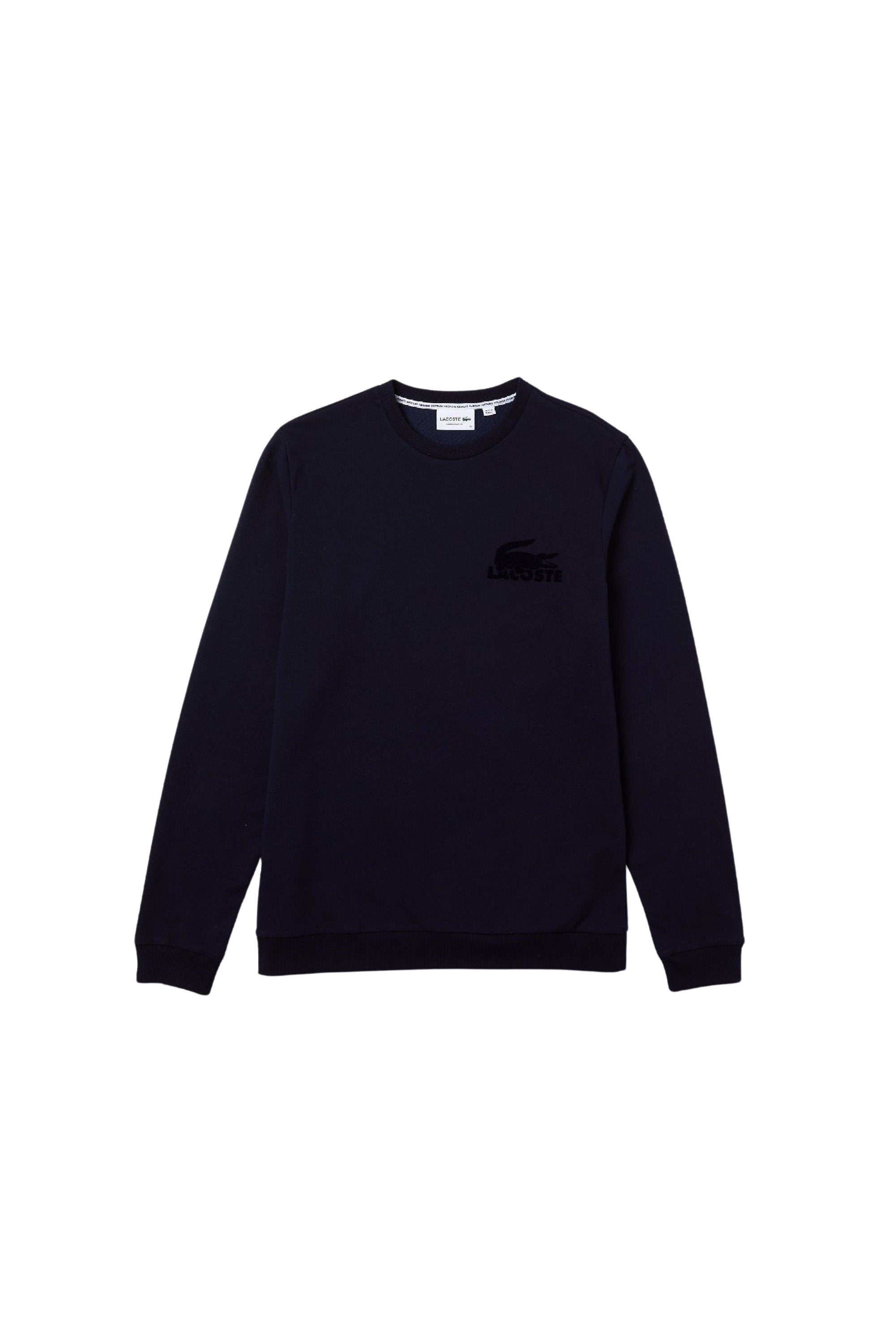 Sweatshirt avec logo en molleton - Marine