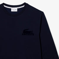 Sweatshirt avec logo en molleton - Marine