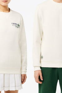 Sweatshirt Lacoste x Roland-Garros - Farine