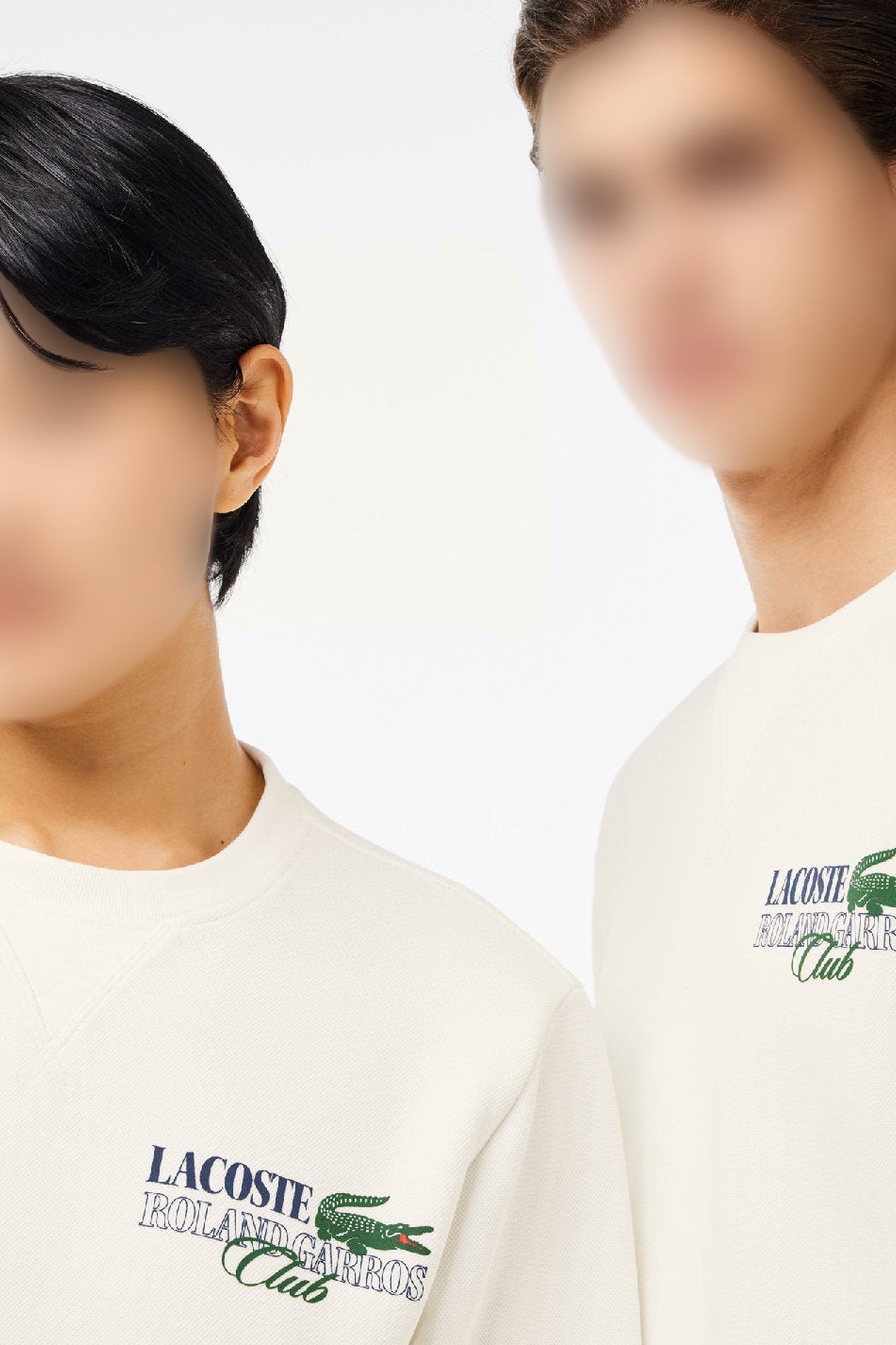 Sweatshirt Lacoste x Roland-Garros - Farine