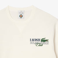 Sweatshirt Lacoste x Roland-Garros - Farine