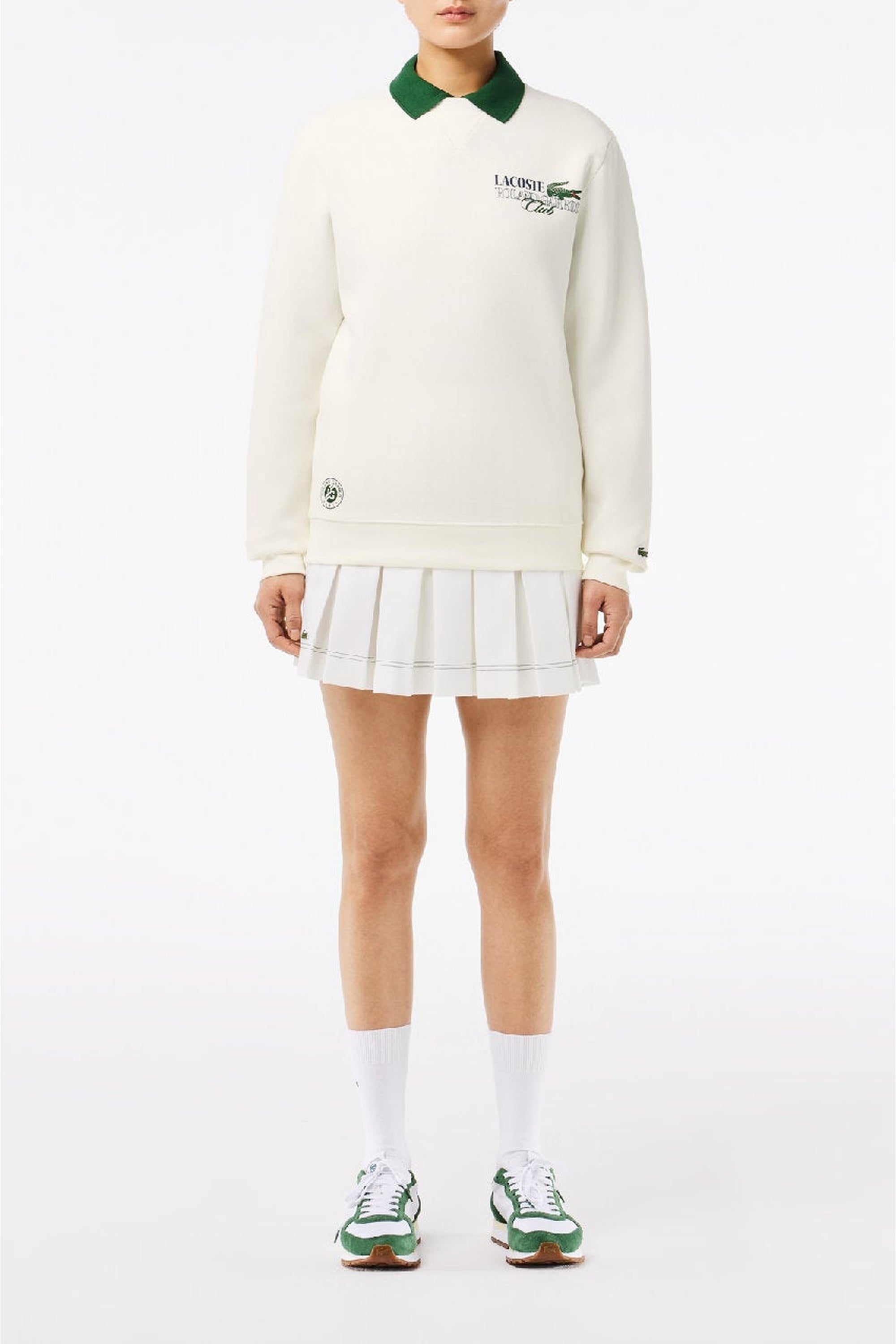 Sweatshirt Lacoste x Roland-Garros - Farine