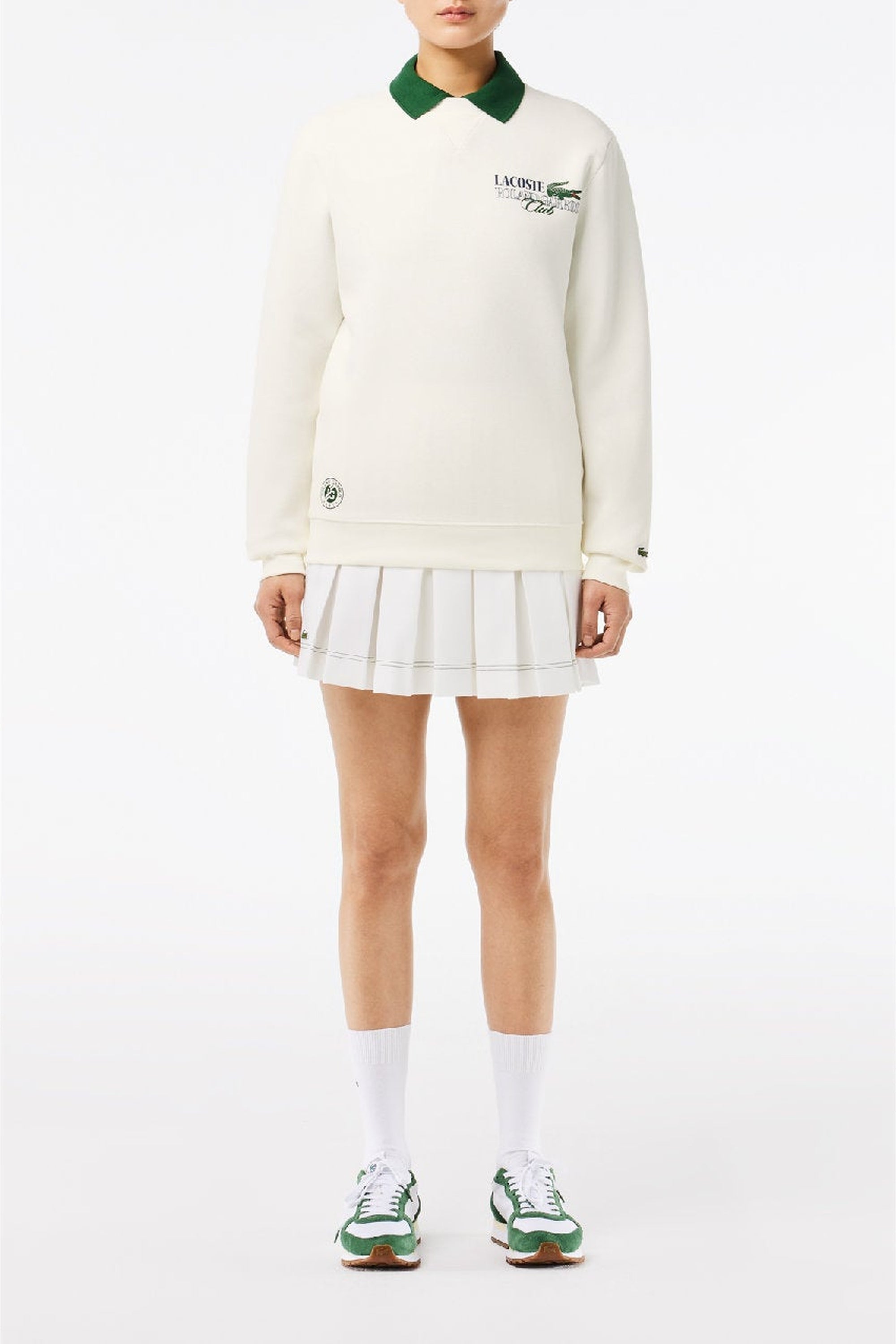 Sweatshirt Lacoste x Roland-Garros - Farine
