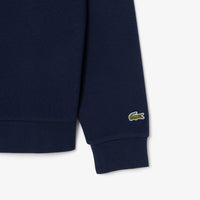 Sweat à capuche Lacoste x Roland-Garros en piqué - Marine